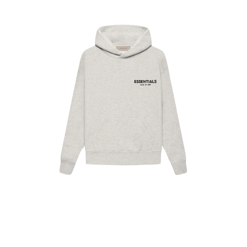 Fear of God Essentials Kids Hoodie 'Light Oatmeal' SS22 - Kick Game