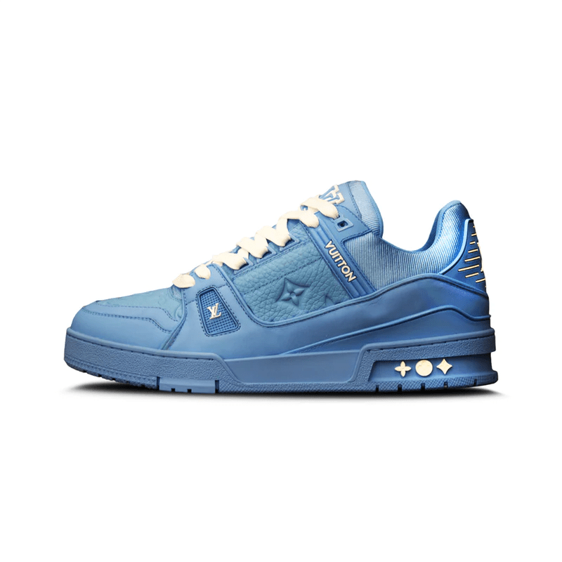 Louis Vuitton Trainer Blue Embossed Monogram