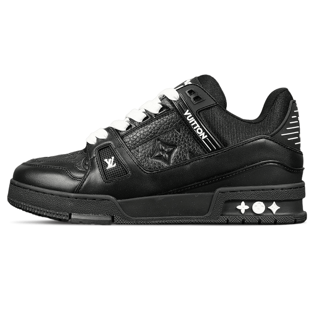 Louis Vuitton Trainer Low 'Black Embossed Monogram' - Kick Game