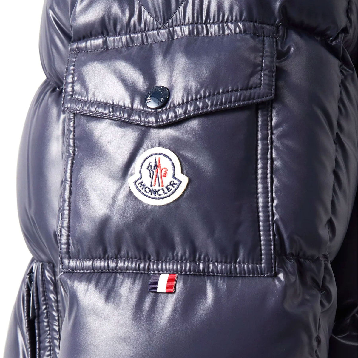 MONCLER Maury hooded half-zip down coat - Kick Game