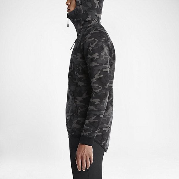 NIKE TECH FLEECE MEN'S HOODIE - Medium Ash Black - Kick Game
