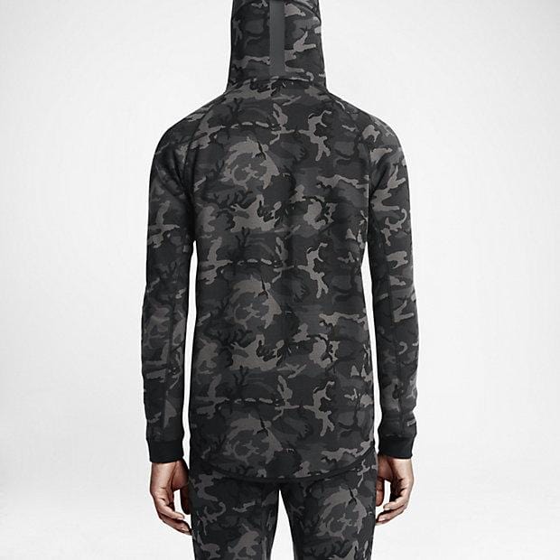 NIKE TECH FLEECE MEN'S HOODIE - Medium Ash Black - Kick Game