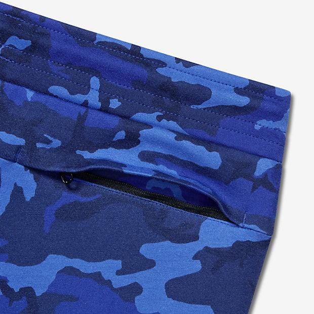 NIKE TECH FLEECE CAMO MEN'S TROUSERS - Deep Royal Blue - Kick Game