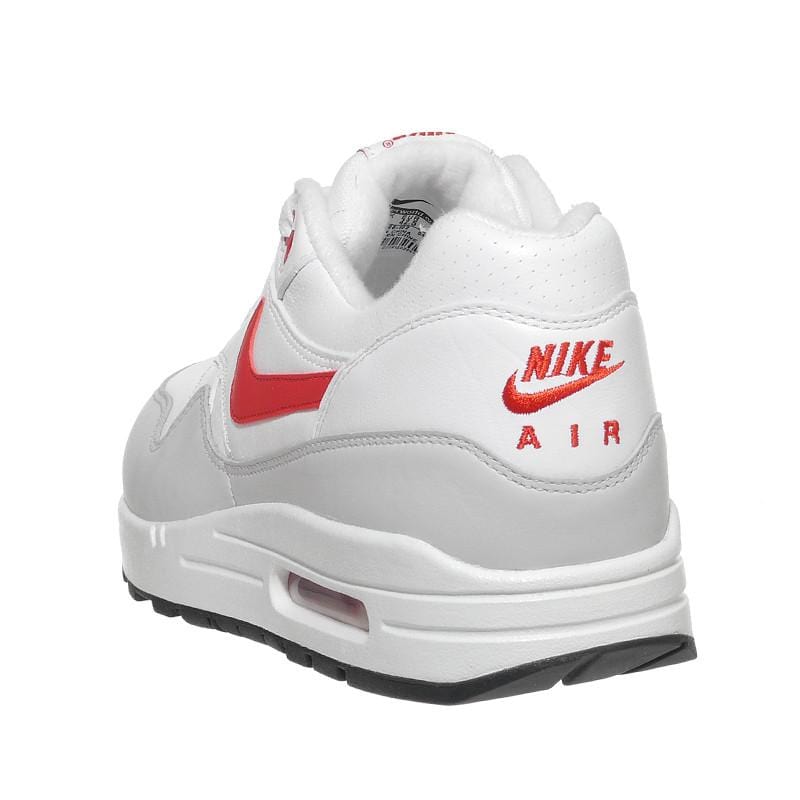 Nike Air Max 1 'Leather' White-University Red - Kick Game