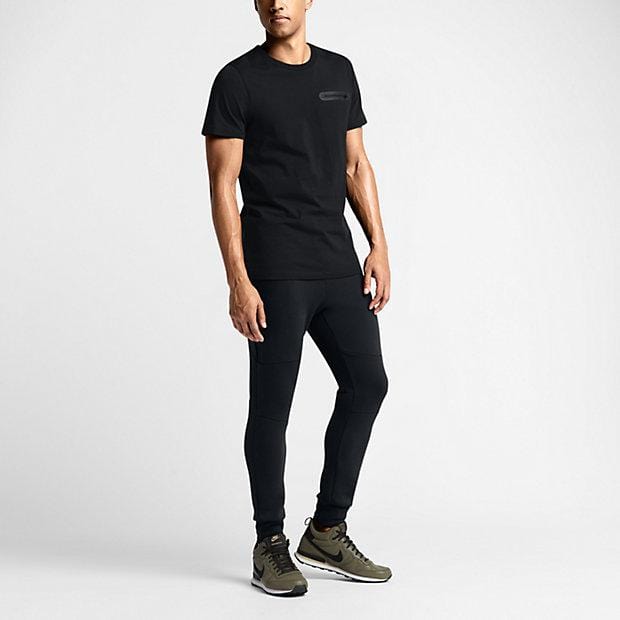 NIKE TECH FLEECE MEN'S TROUSERS - Black - Kick Game