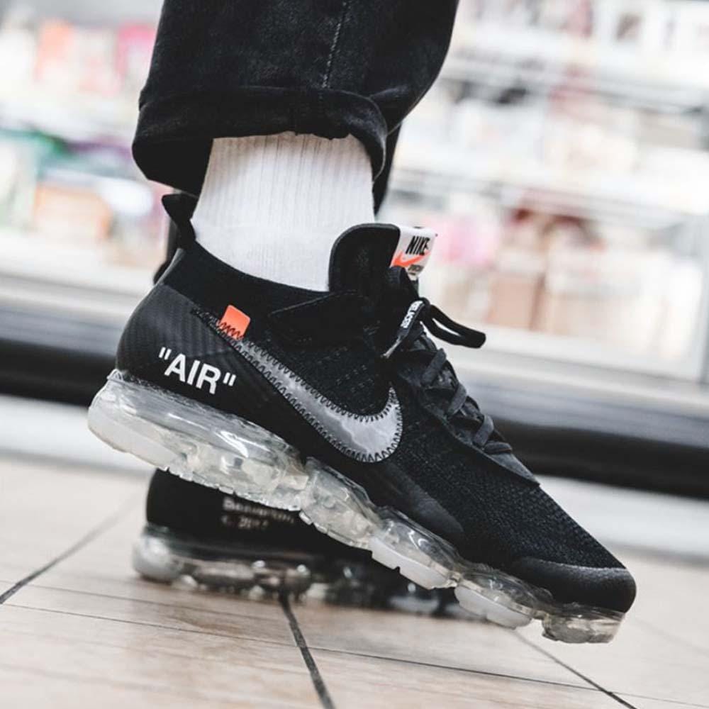 Off-White x Nike Air VaporMax Flyknit Black - Kick Game