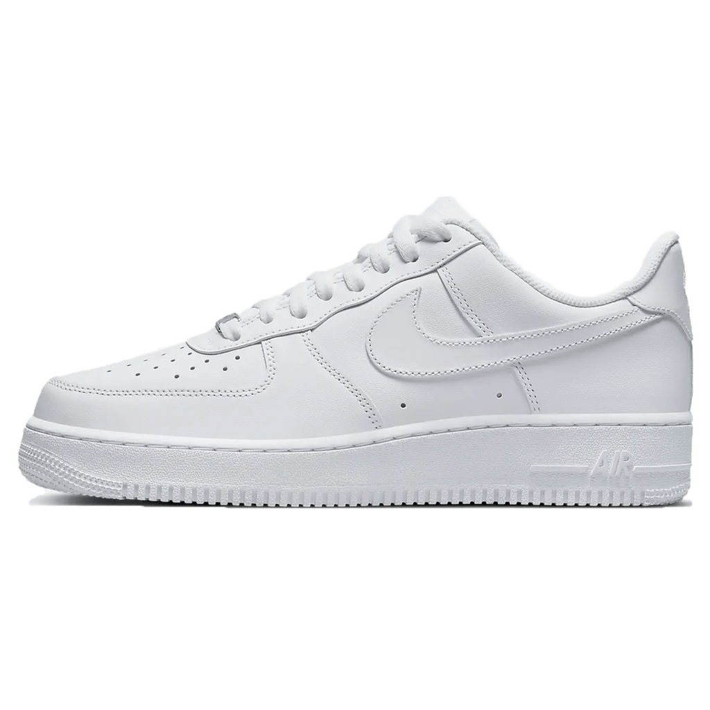 Nike Air Force 1 Original Girls Shoes Trainers Size 3 to 5.5 triple white