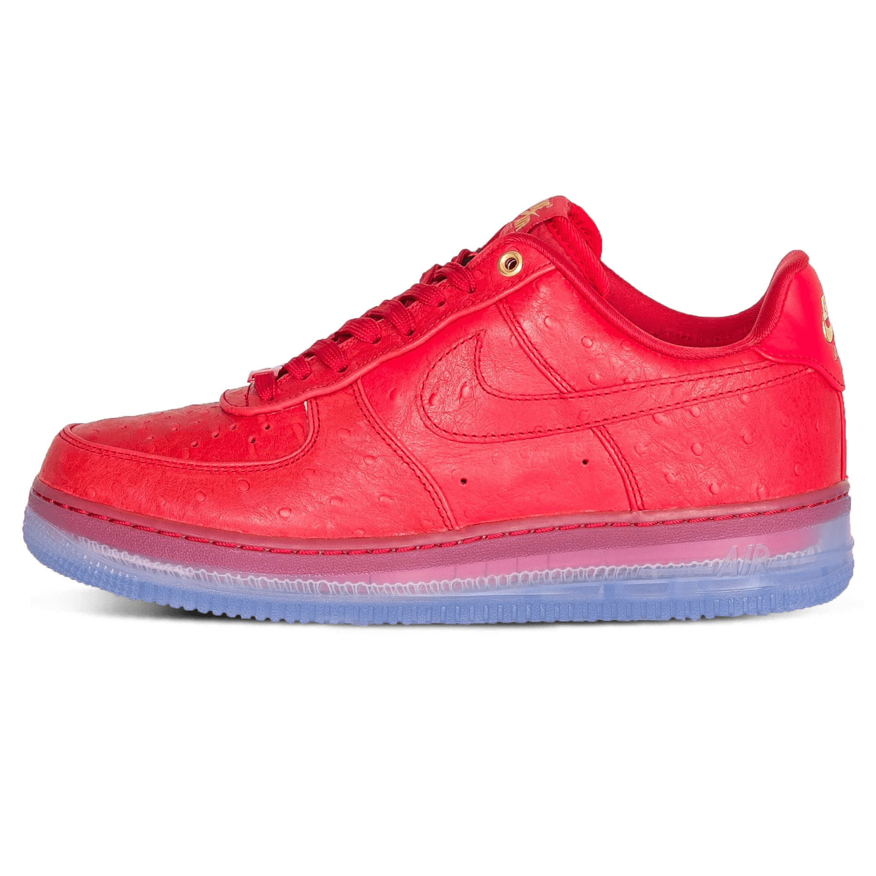 Nike Air Force 1 Cmft Lux Low Ostrich Red Kick Game