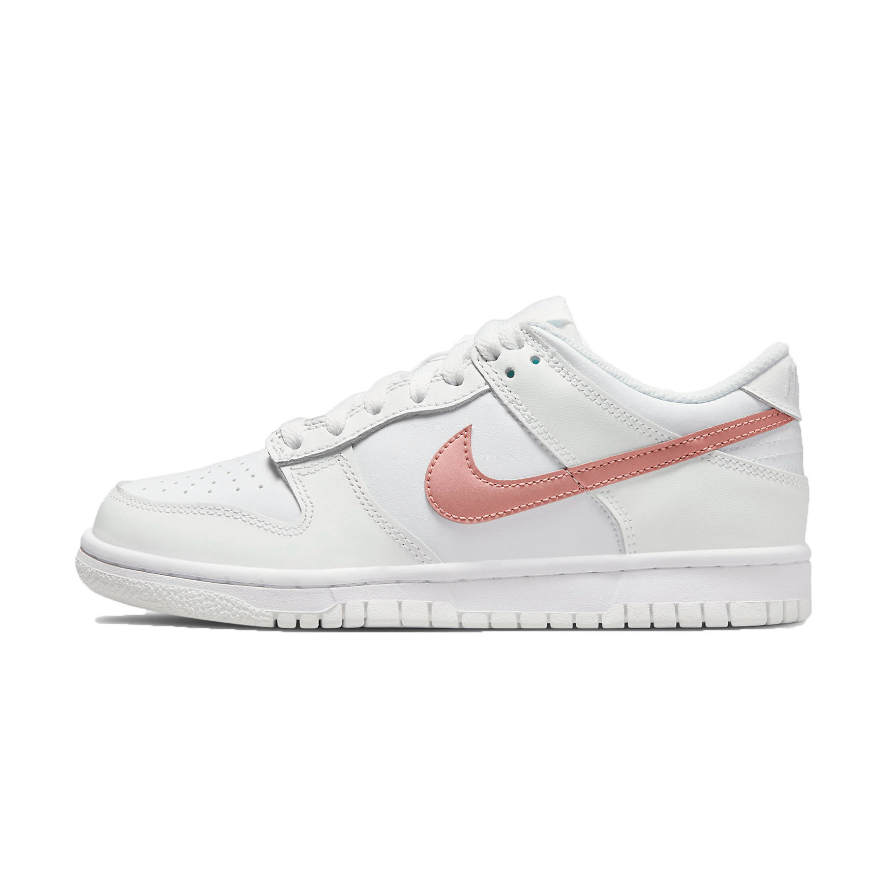 Nike Dunk Low GS White Metallic Red Bronze Kick Game