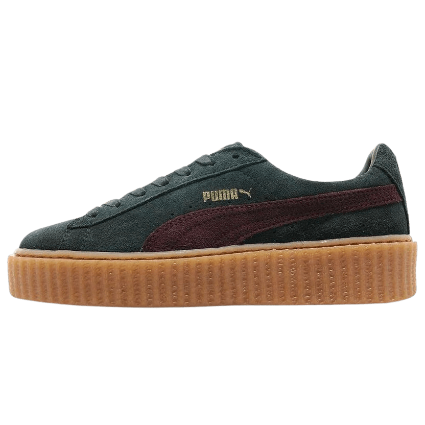 PUMA x Rihanna Suede Creepers Bordeaux Green - Kick Game