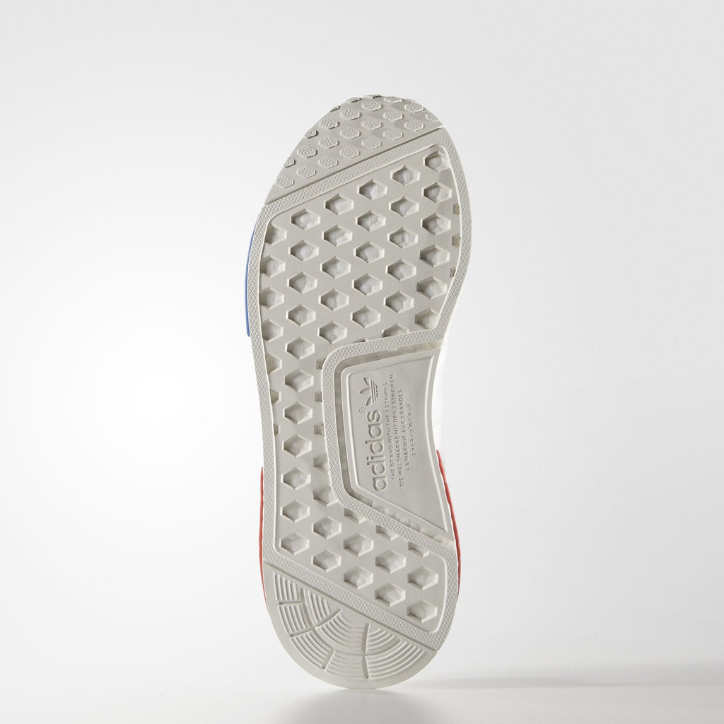 Adidas NMD_R1 Primeknit Vintage White-Lush Red - Kick Game