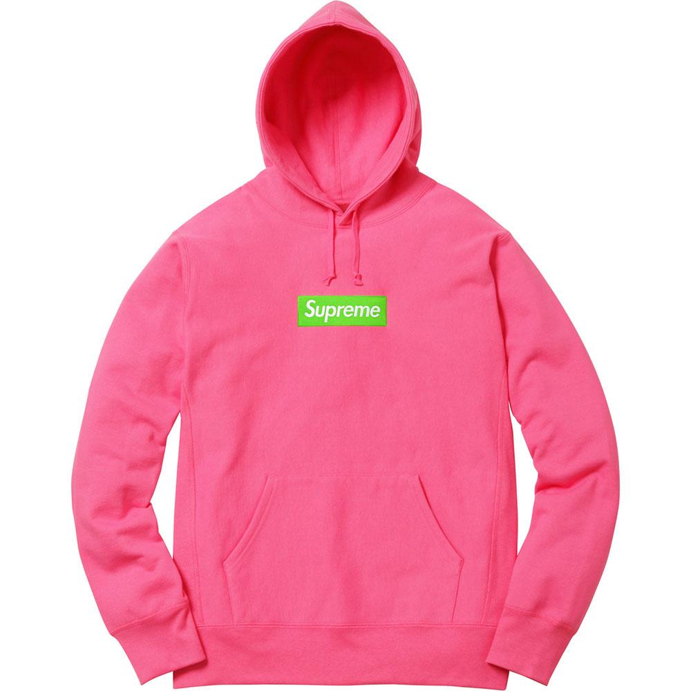 Supreme Box Logo Hoodie FW17 Red