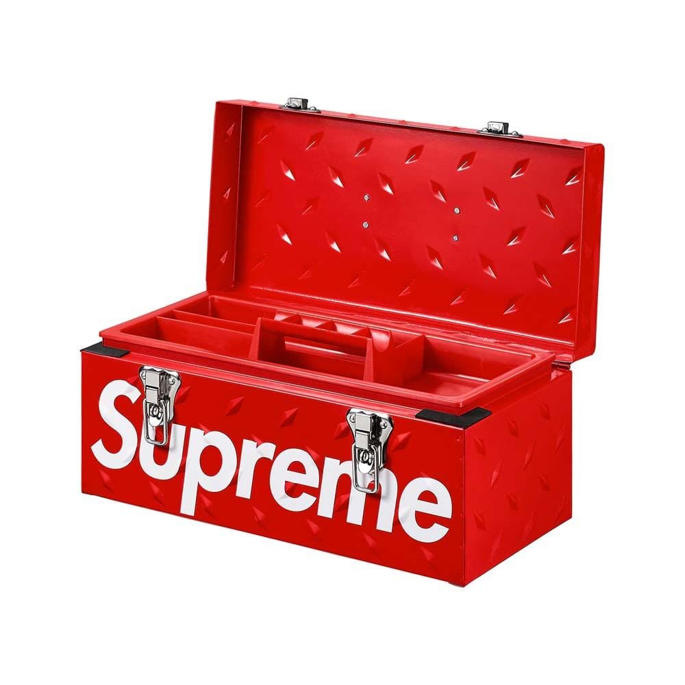新品Supreme 2017SS ラージsize ツールBOX Supreme Tool Plate T-320 ツールボックスSupreme シルバー supreme