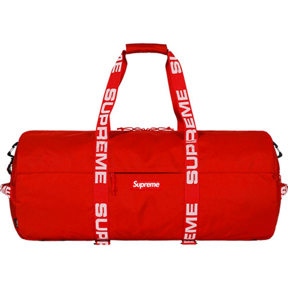 Supreme Duffle Bag (SS18) Red — Kick Game - Main Image
