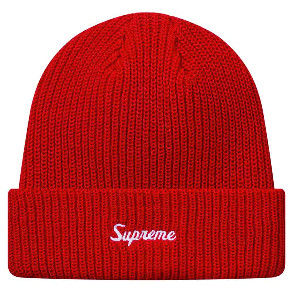 Supreme Loose Gauge Beanie (FW18) Red - Kick Game