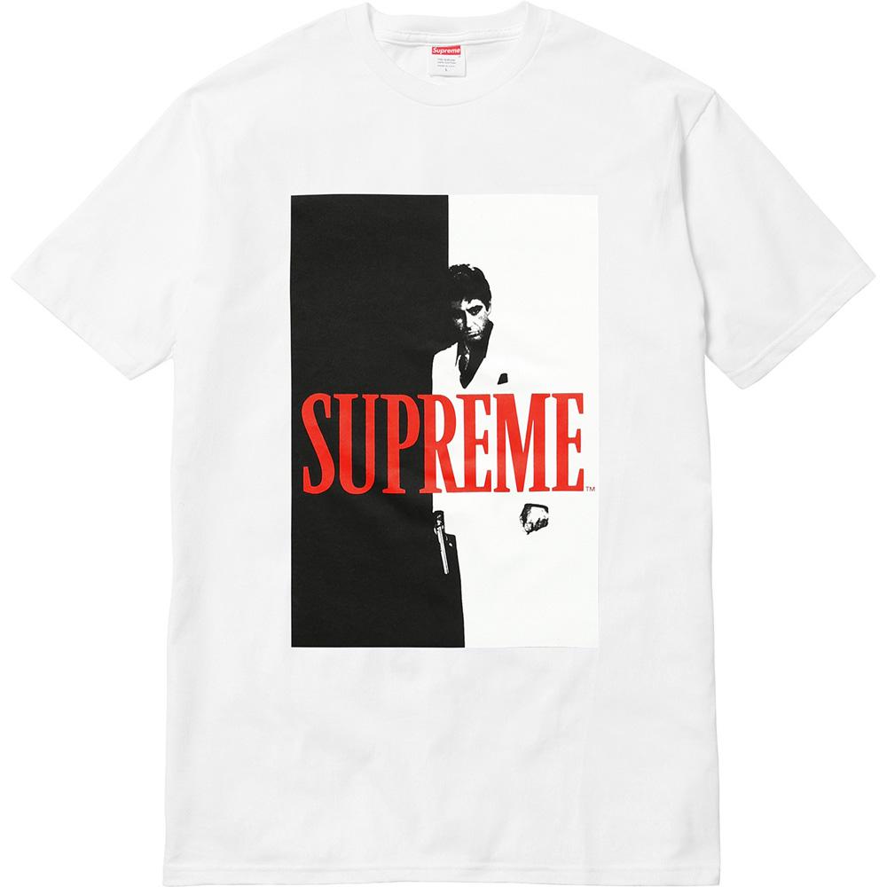 Supreme Scarface Split Tee - White - Kick Game