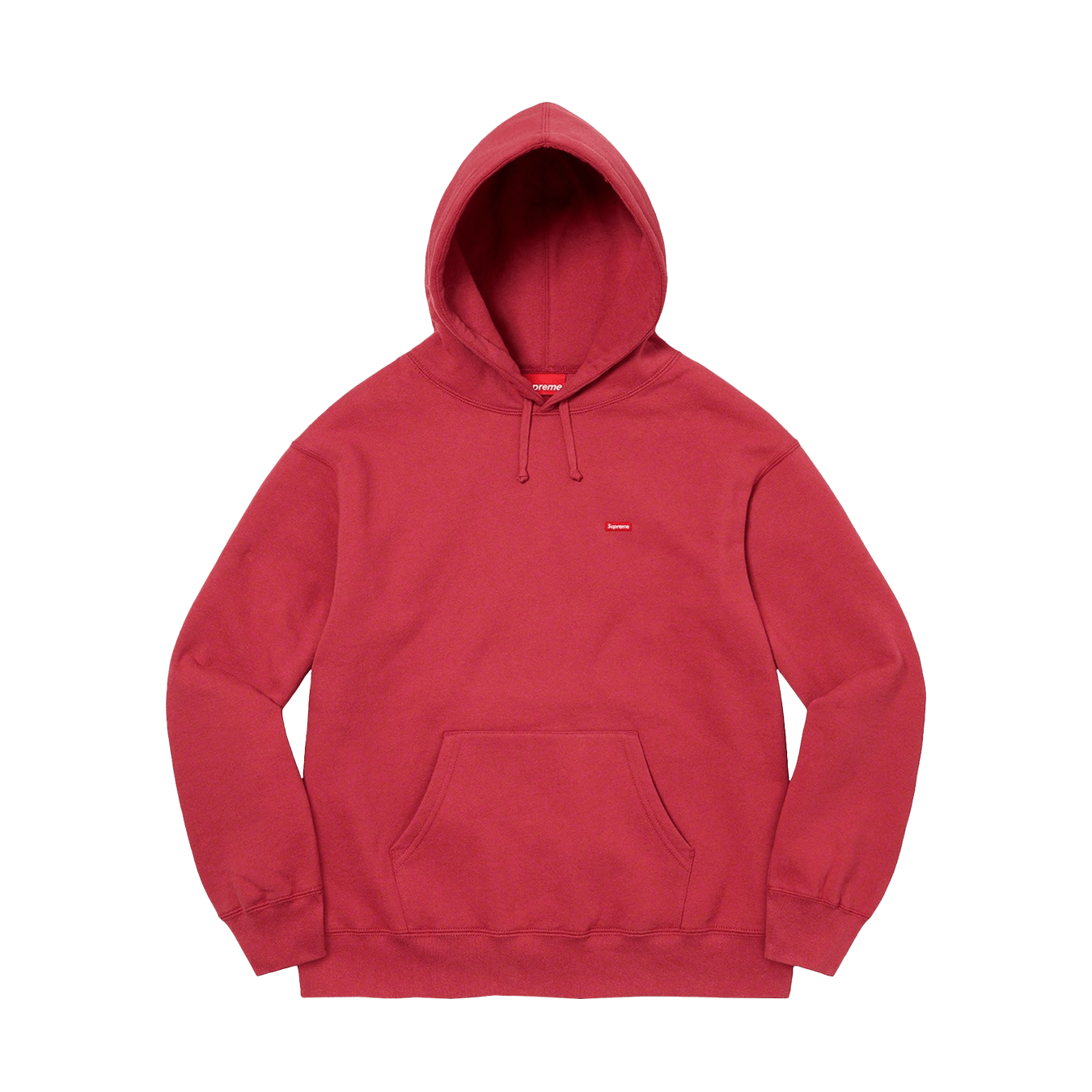 Supreme Small Box Hooded Sweatshirt Dark Red — Kick Game