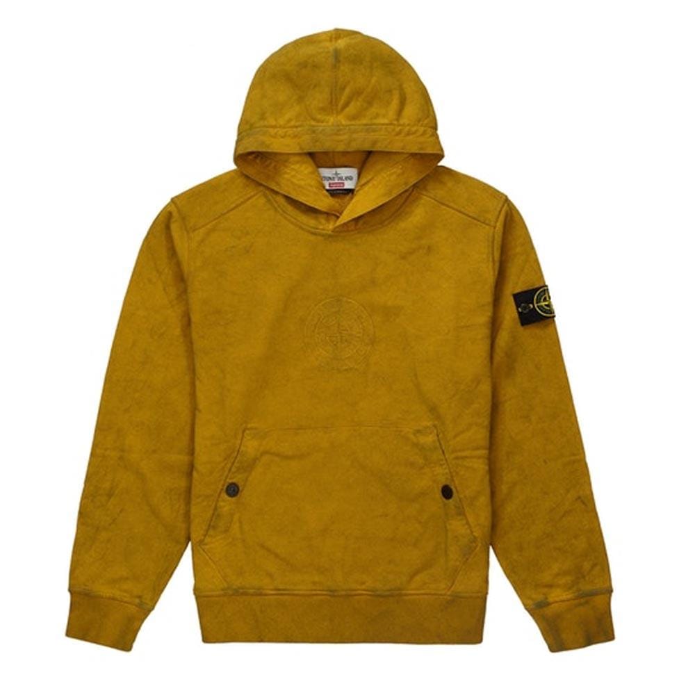 Supreme Stone Island Hooded Sweatshirt (SS19) Olive - Kick Game