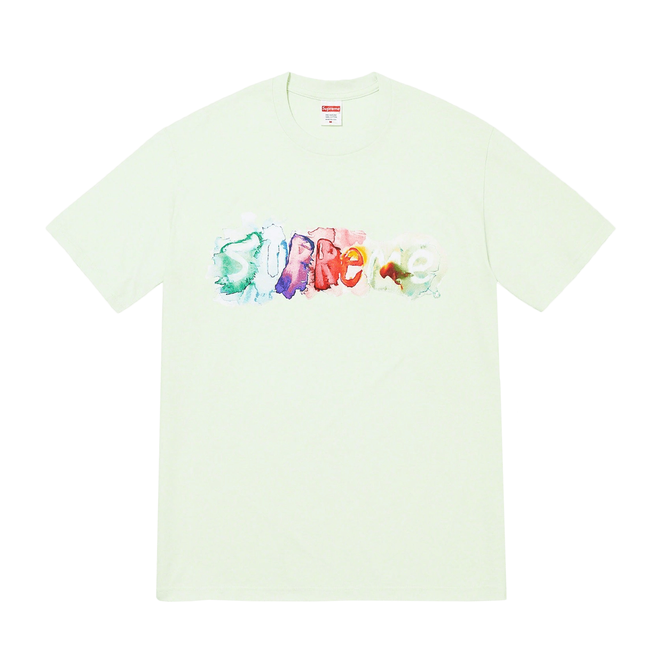 Supreme Watercolor Tee 'Pale Green' - Kick Game