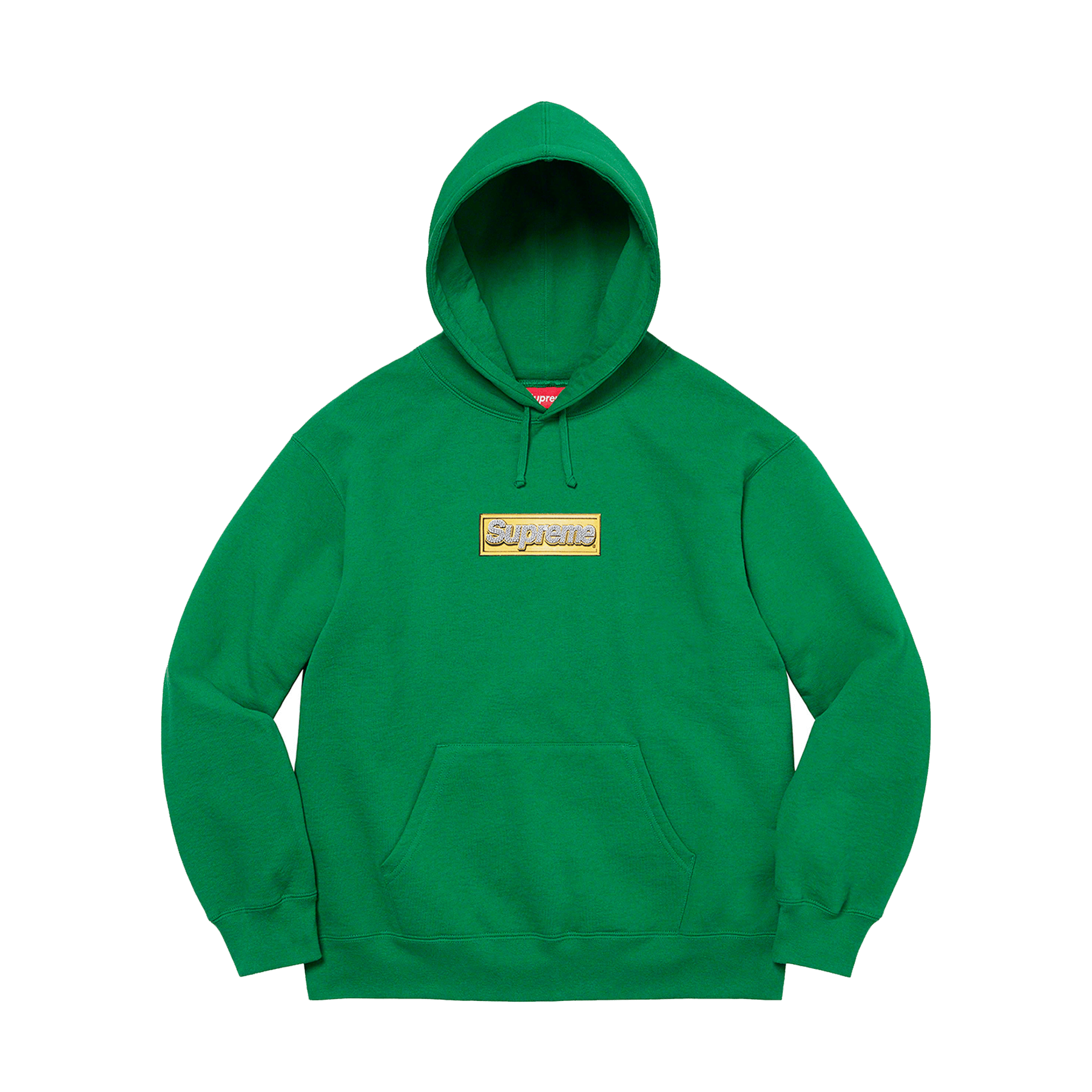 Supreme bling box logo hoodie hot sale