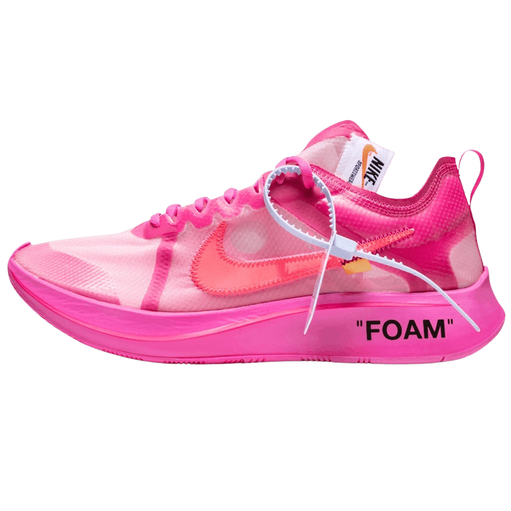 Off-White x Nike Zoom Fly SP Pink — Kick Game - Main Image