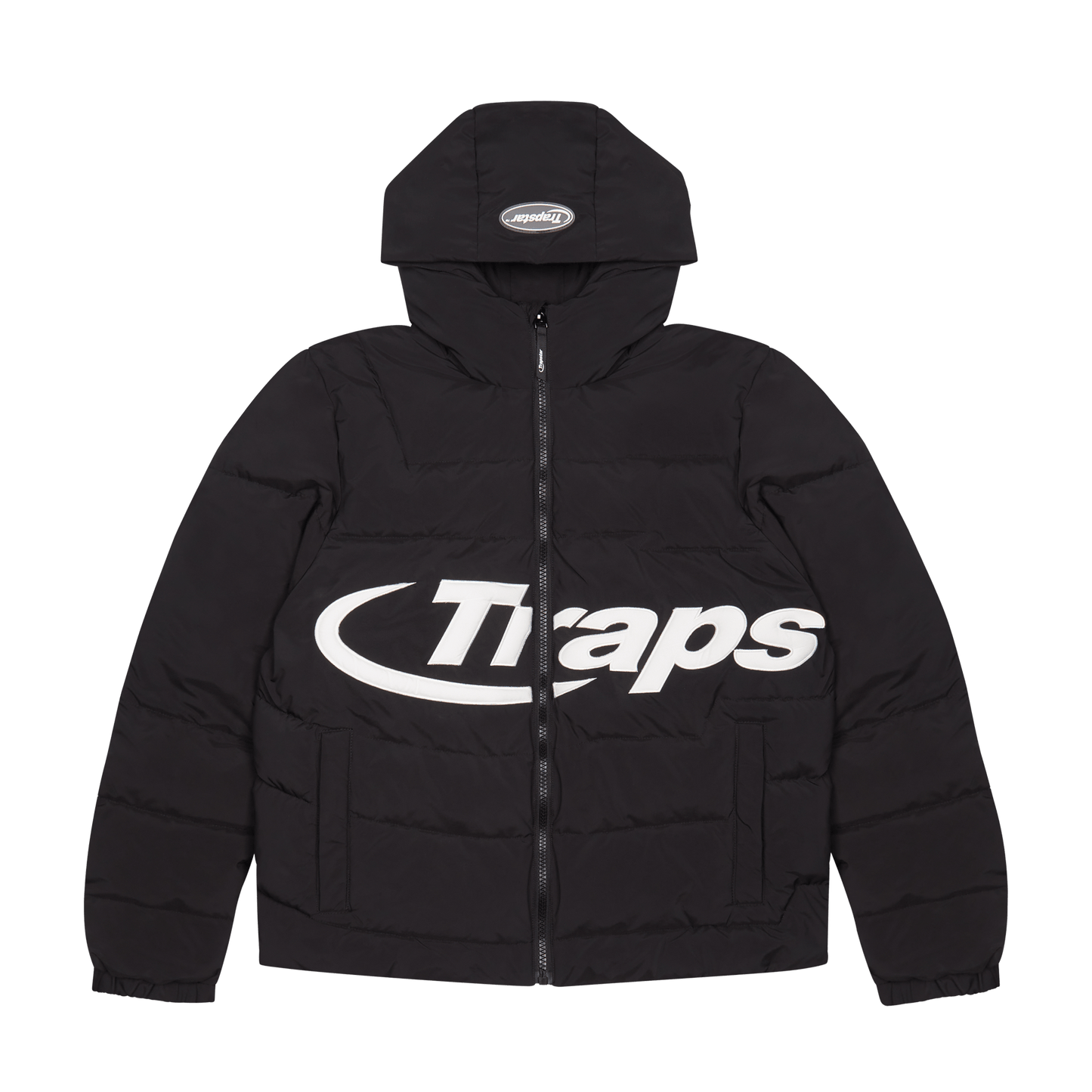 Trapstar Hyperdrive Hooded Puff Puffer - Black - Kick Game