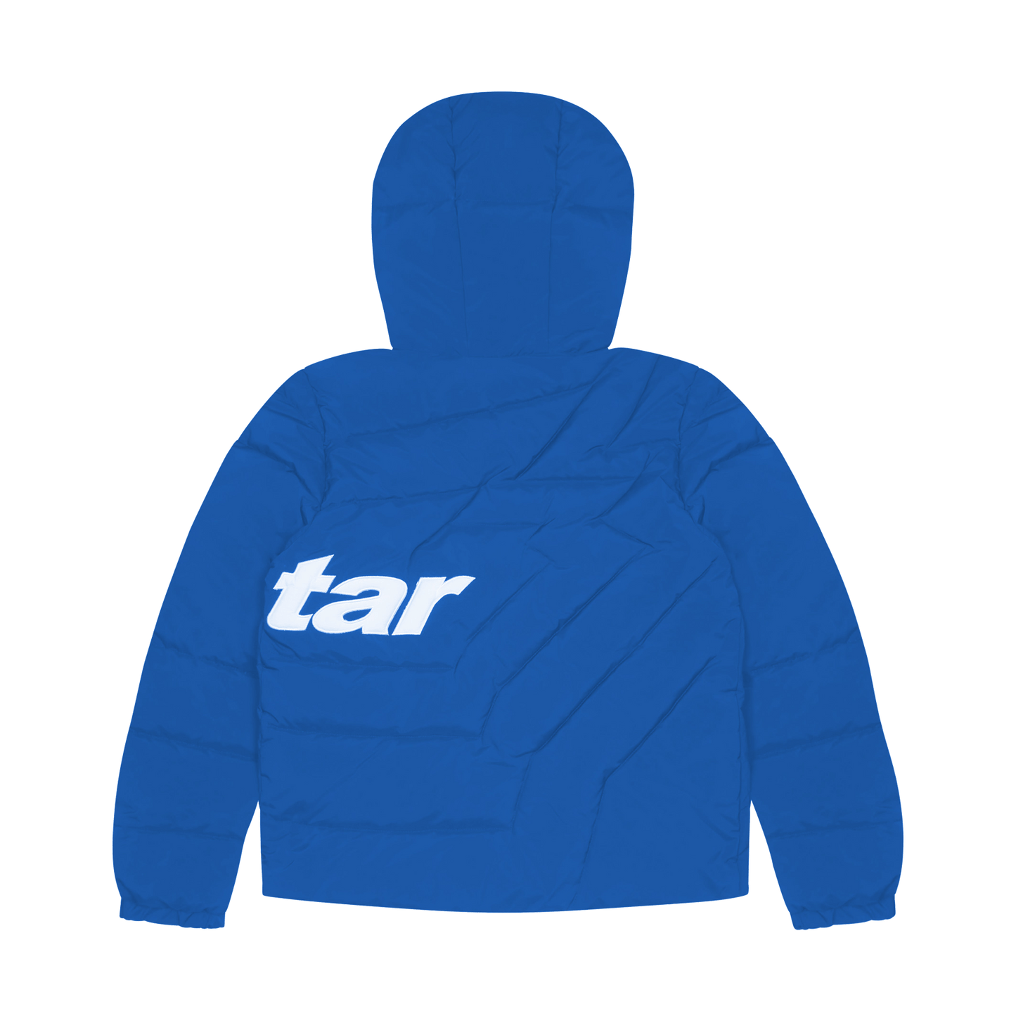 Trapstar Hyperdrive Hooded Puff Puffer - Blue/White - Kick Game