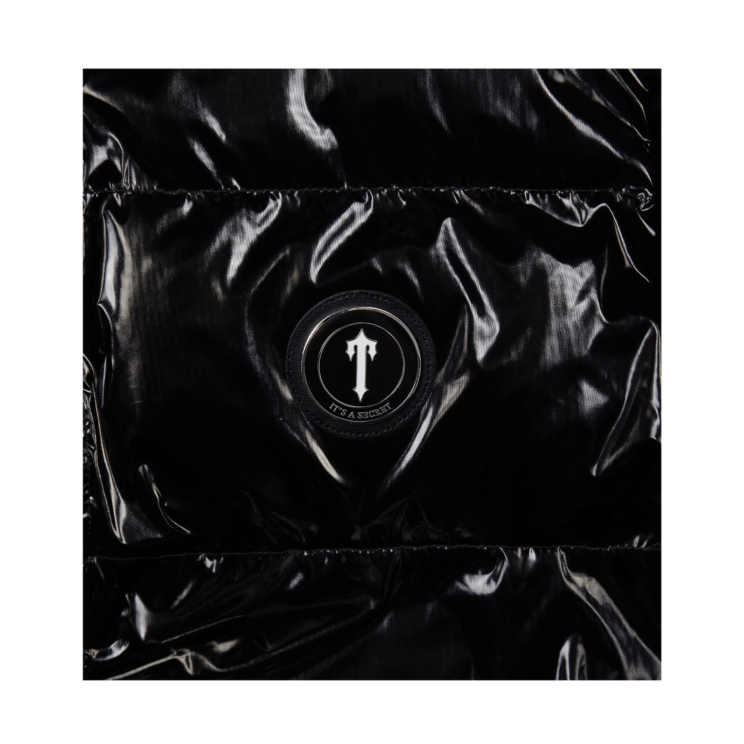 Trapstar Irongate Detachable Hooded Puffer Jacket - Shiny Black - Kick Game