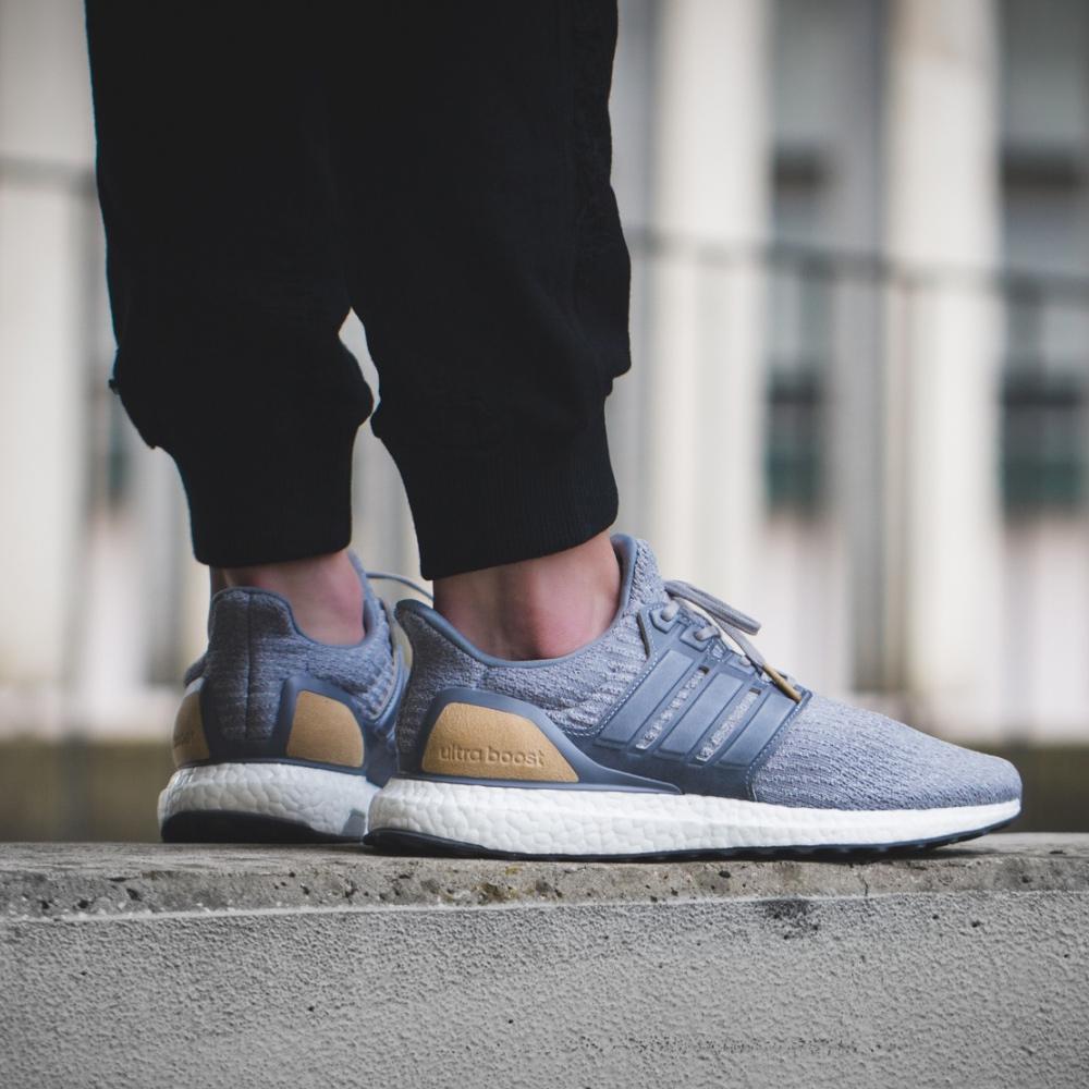 adidas Ultra Boost 3.0 LTD Mid Grey Leather Cage - Kick Game