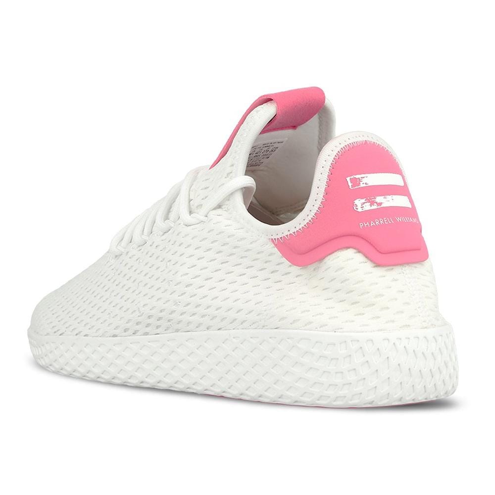 Pharrell Williams x adidas Tennis HU White-Semi Solar Pink - Kick Game
