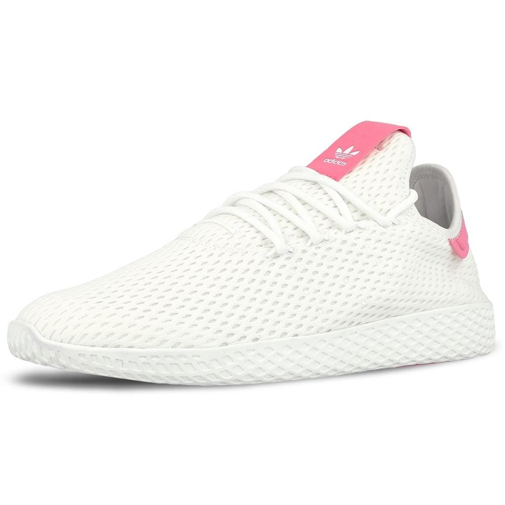 Pharrell Williams x adidas Tennis HU White-Semi Solar Pink - Kick Game