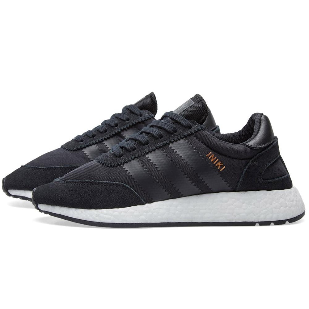 Adidas iniki pink and black deals