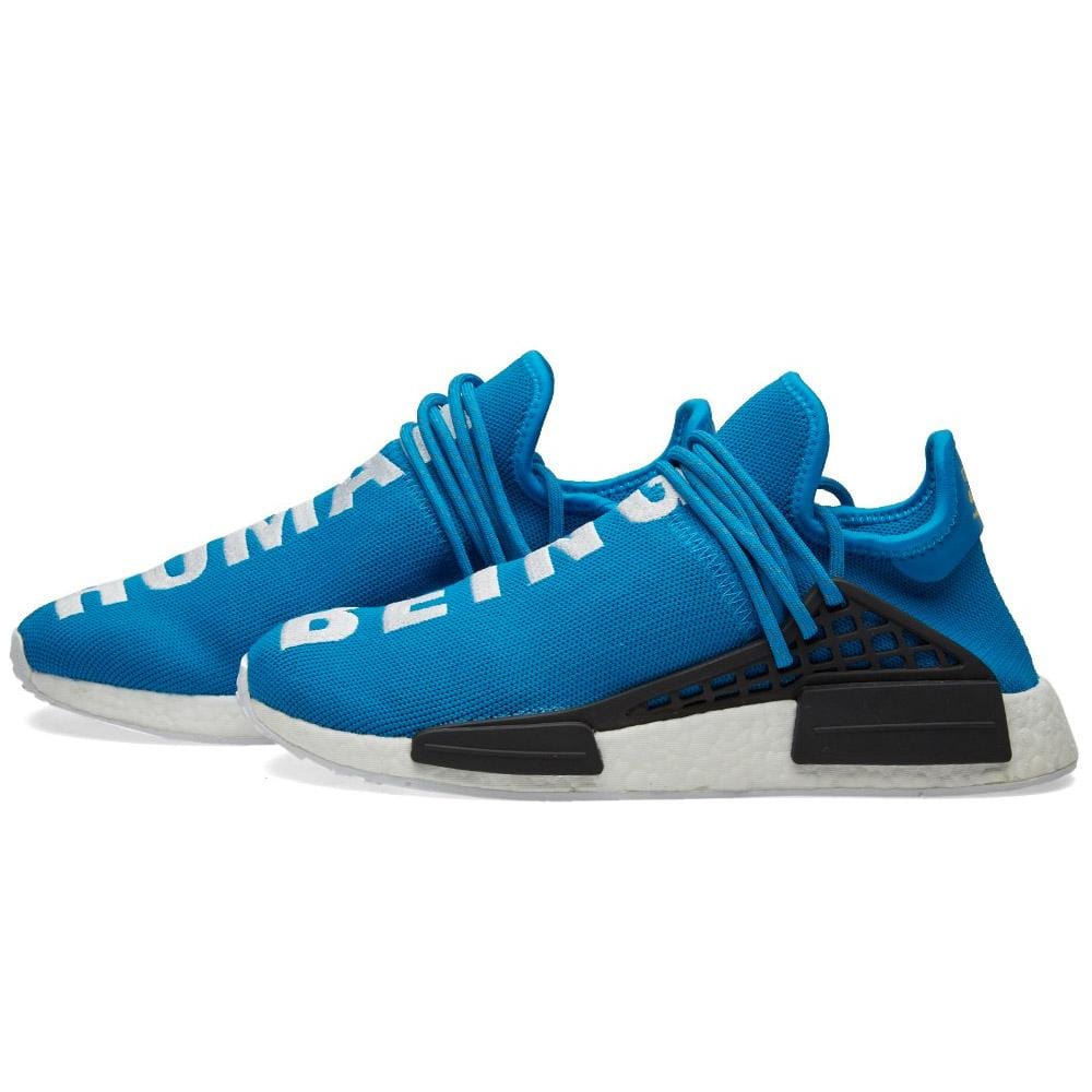 uddanne Sorg bagværk PHARRELL WILLIAMS X ADIDAS HU HUMAN RACE NMD - BLUE — Kick Game