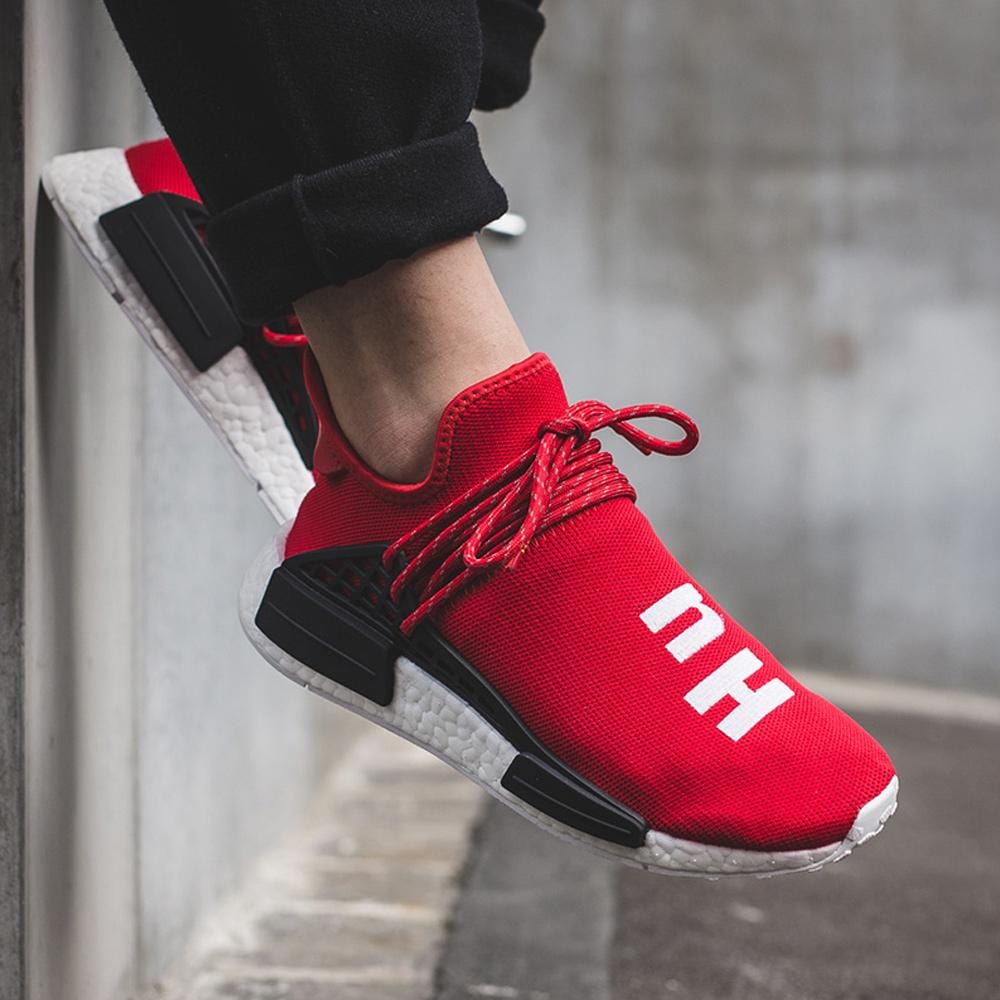 Pharrell Williams x adidas NMD HU Scarlet - Kick Game