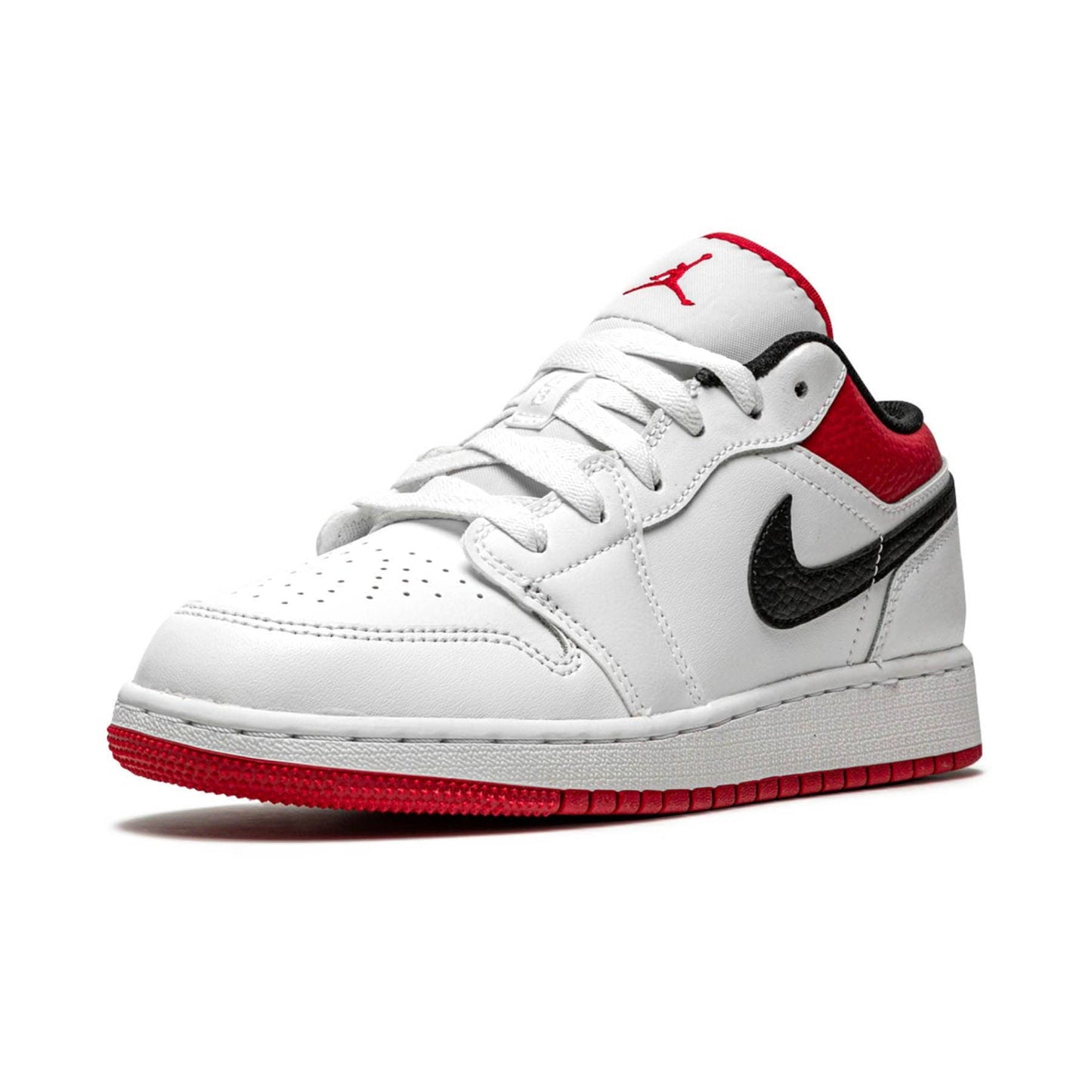 Air Jordan 1 Low GS 'White Gym Red' - Kick Game