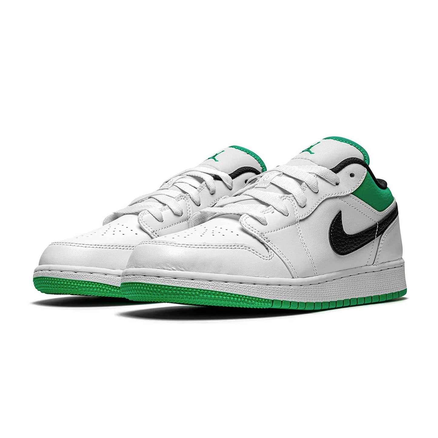 Air Jordan 1 Low GS 'White Lucky Green' - Kick Game