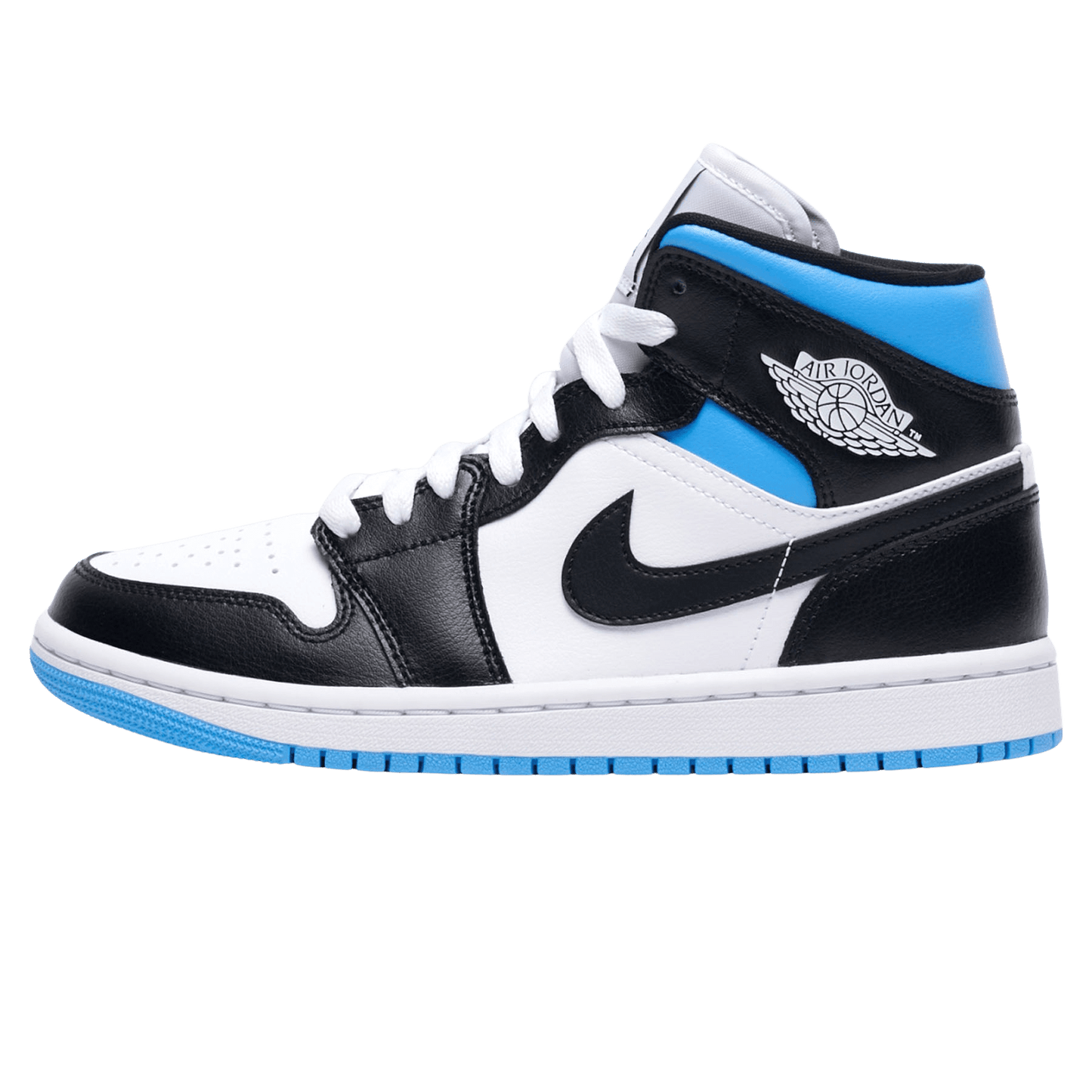 Air Jordan 1 Wmns Mid 'Royal Black Blue' - Kick Game