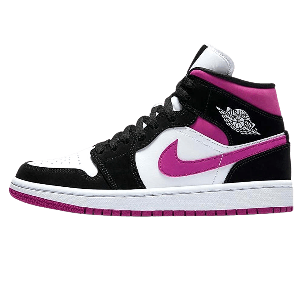 Air Jordan 1 WMNS Mid 'Black Cactus Flower' - Kick Game