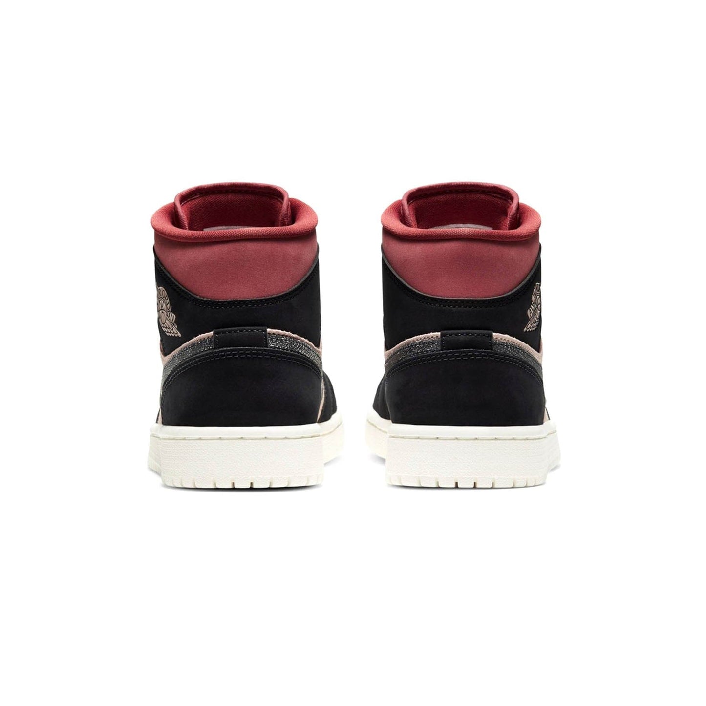 Air Jordan 1 Wmns Mid 'Burgundy Dusty Pink' - Kick Game