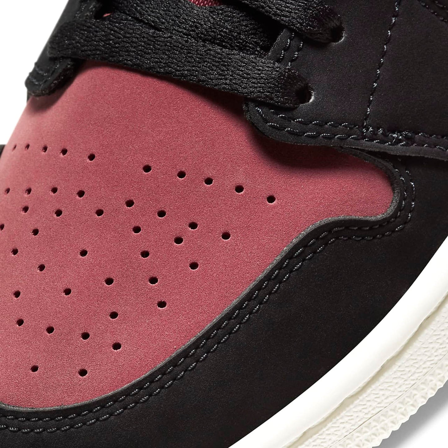 Air Jordan 1 Wmns Mid 'Burgundy Dusty Pink' - Kick Game