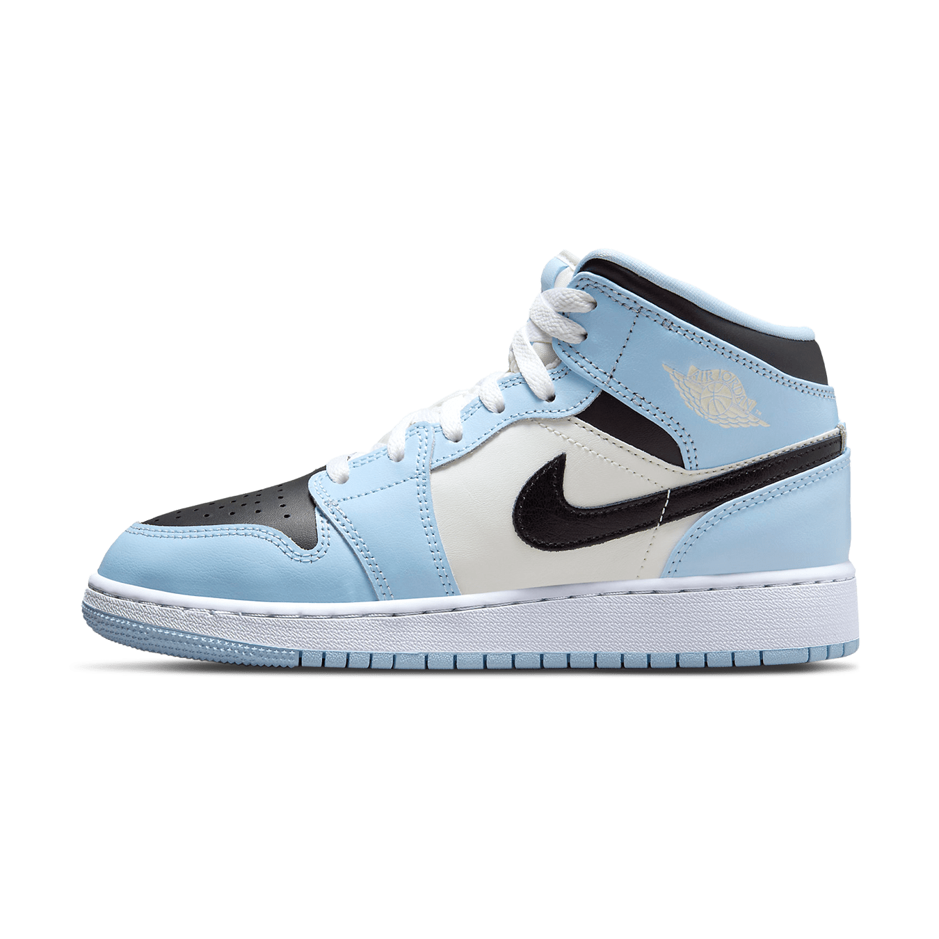 Air Jordan 1 Mid GS Ice Blue Kick Game