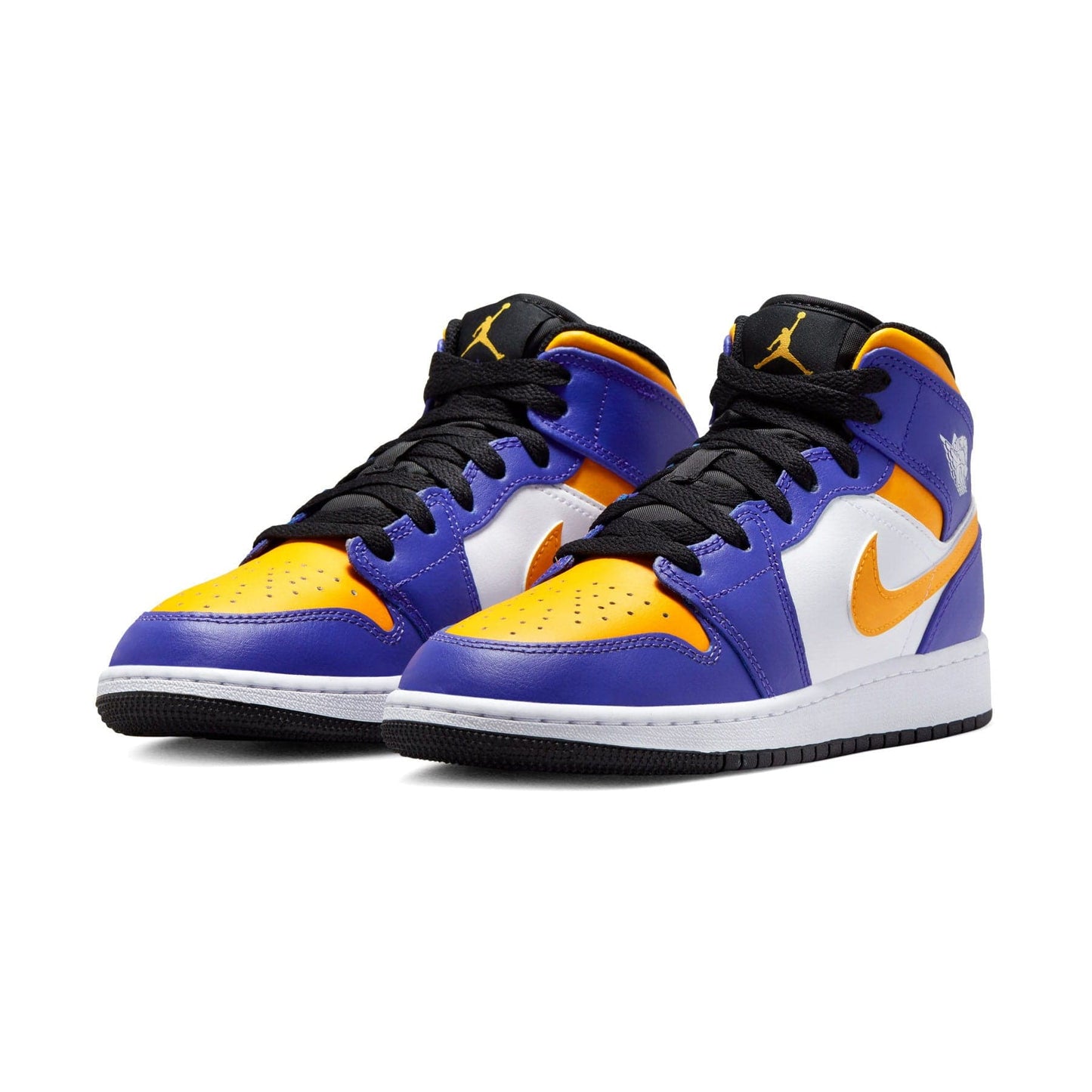 Air Jordan 1 Mid GS 'Lakers' - Kick Game