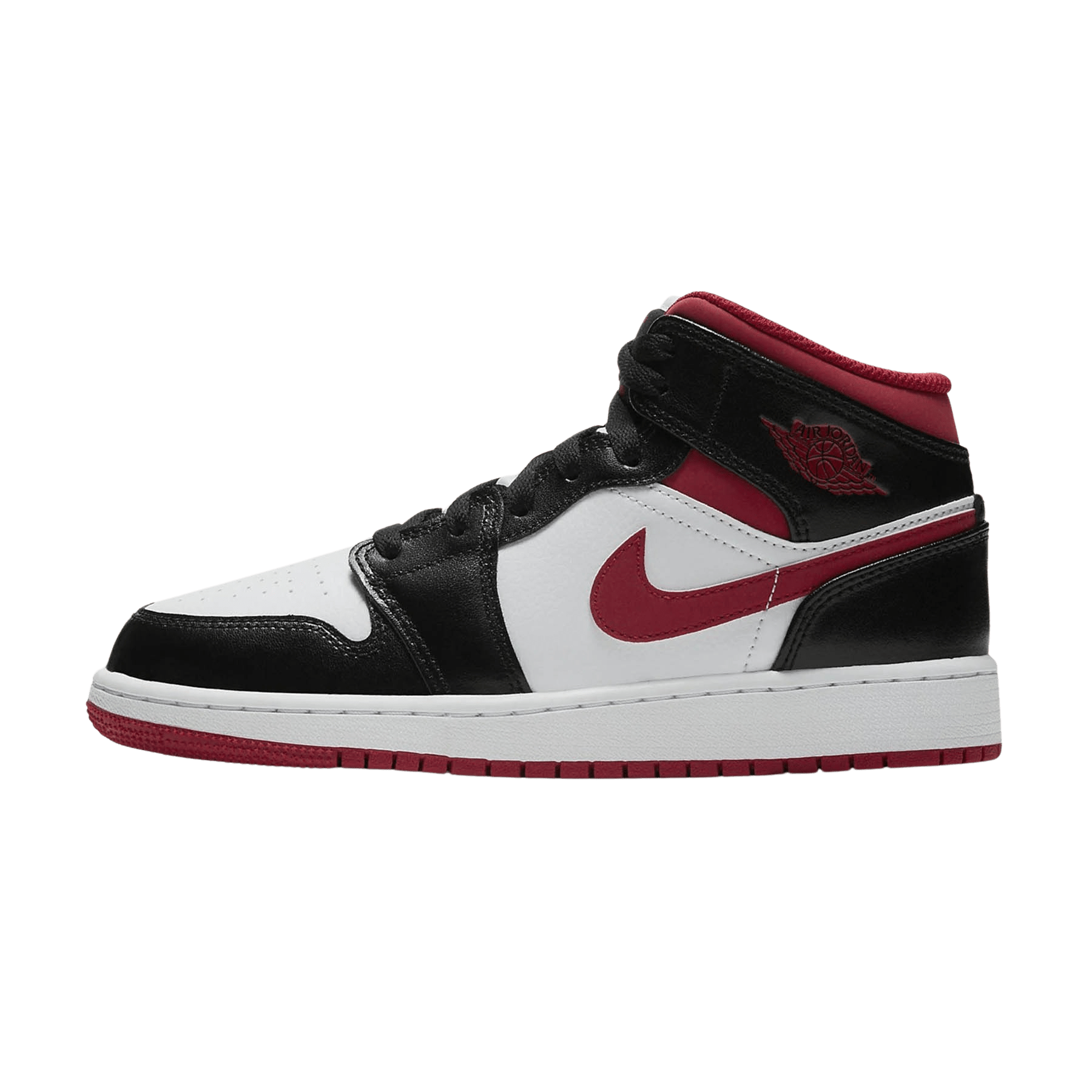 Air jordan 1 black and red discount