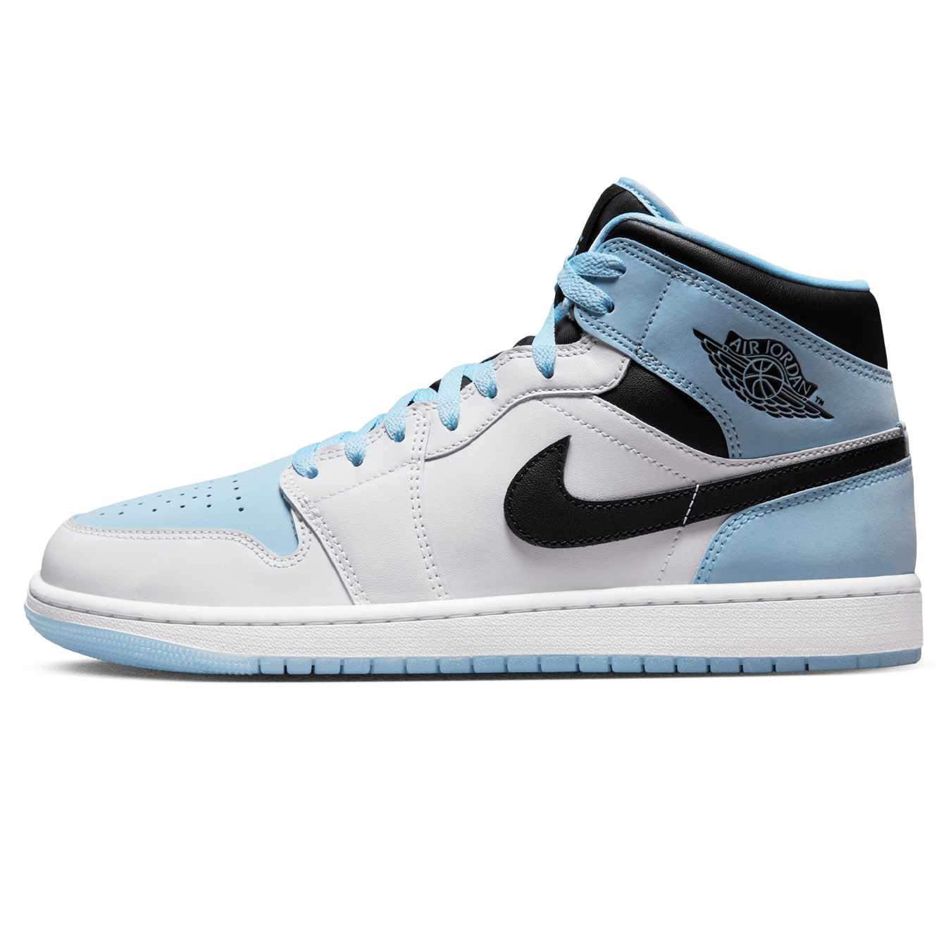 Light blue and white jordans 1 best sale