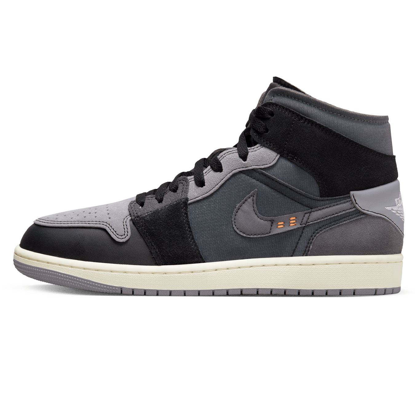 Air Jordan 1 Mid SE Craft 'Inside Out - Black' - Kick Game