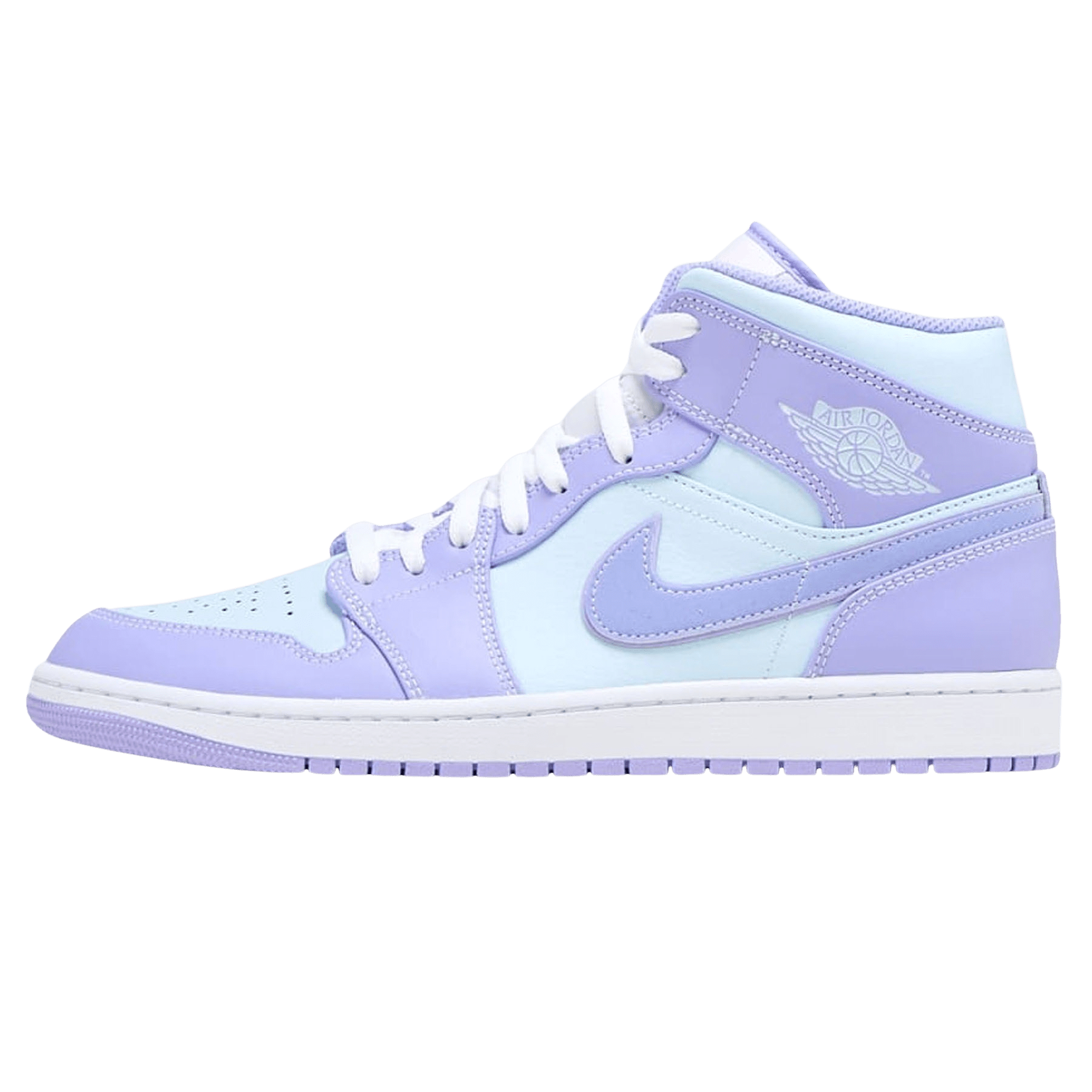 Air Jordan 1 Mid Purple Aqua Kick Game