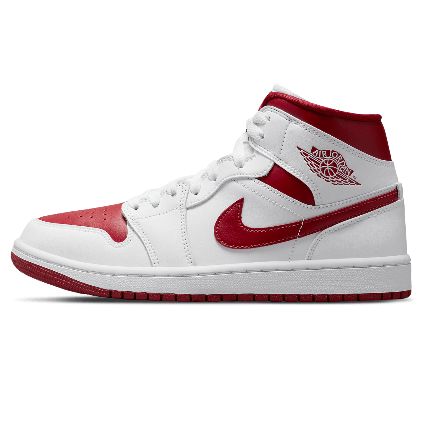 Jordan 1s white sales red