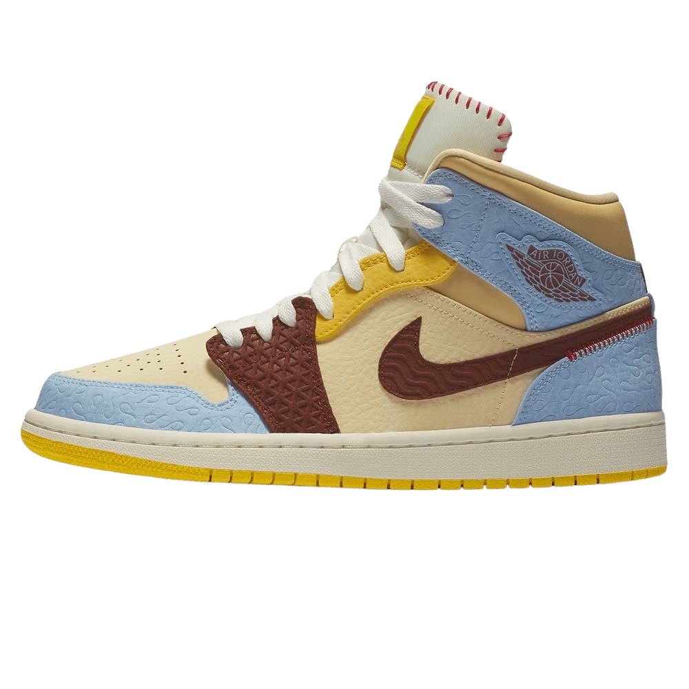 Air jordan 1 mid se fearless x maison top chateau rouge