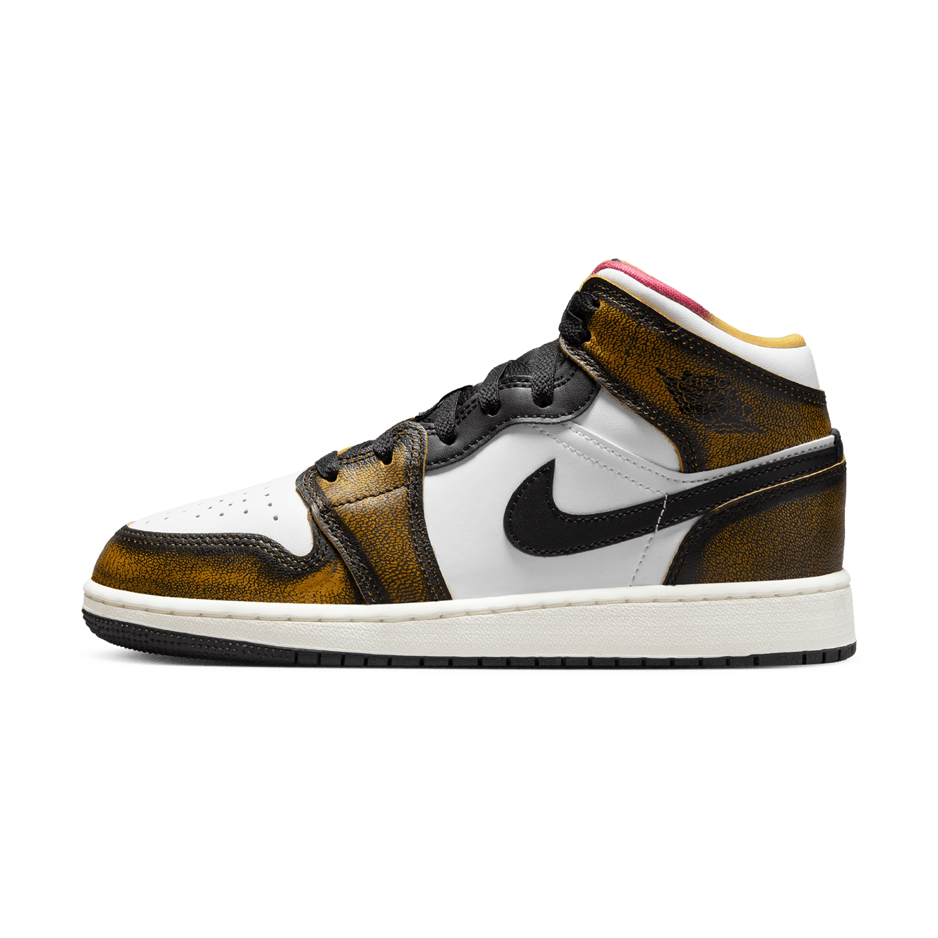 Air Jordan 1 Mid SE GS 'Wear-Away - Taxi' - Kick Game