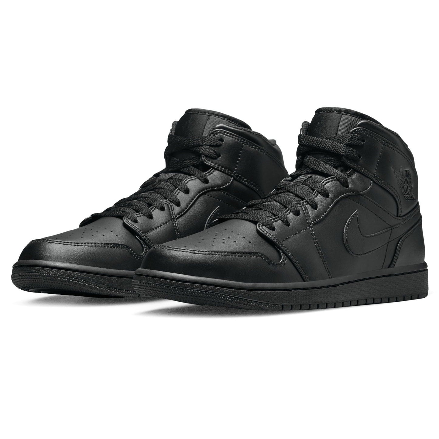 Air Jordan 1 Mid 'Triple Black' 2022 - Kick Game